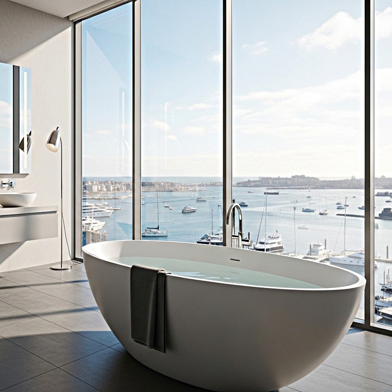 Leonia Acrylic Freestanding Bathtub Made in Turkey
